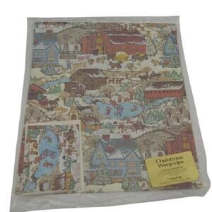 Vintage Current Country Christmas Wrapping Paper Wrap-Ups